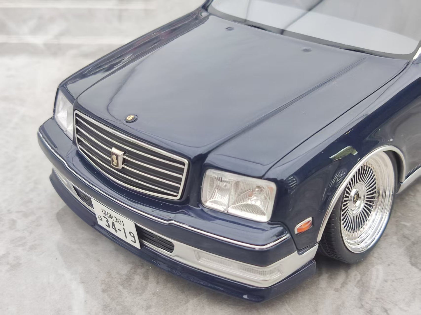 OTTO 1/18 Toyota Century V12 Stance Micro Blue OT1218