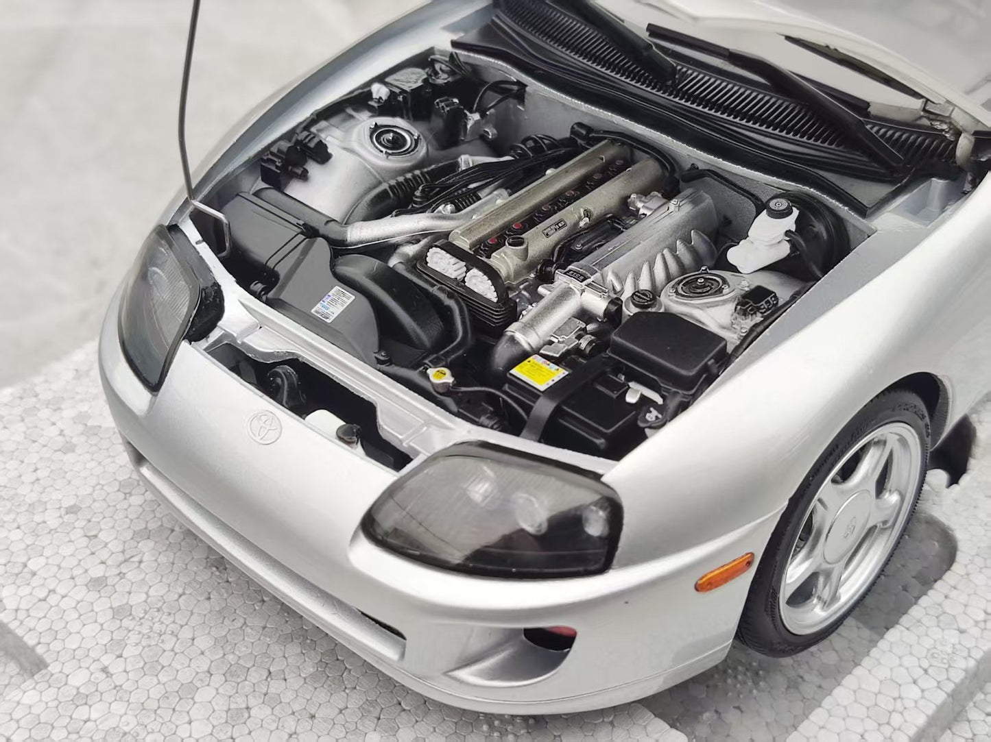 WHELART 1/18 Toyota Supra A80 Left-hand drive, Silver WH009