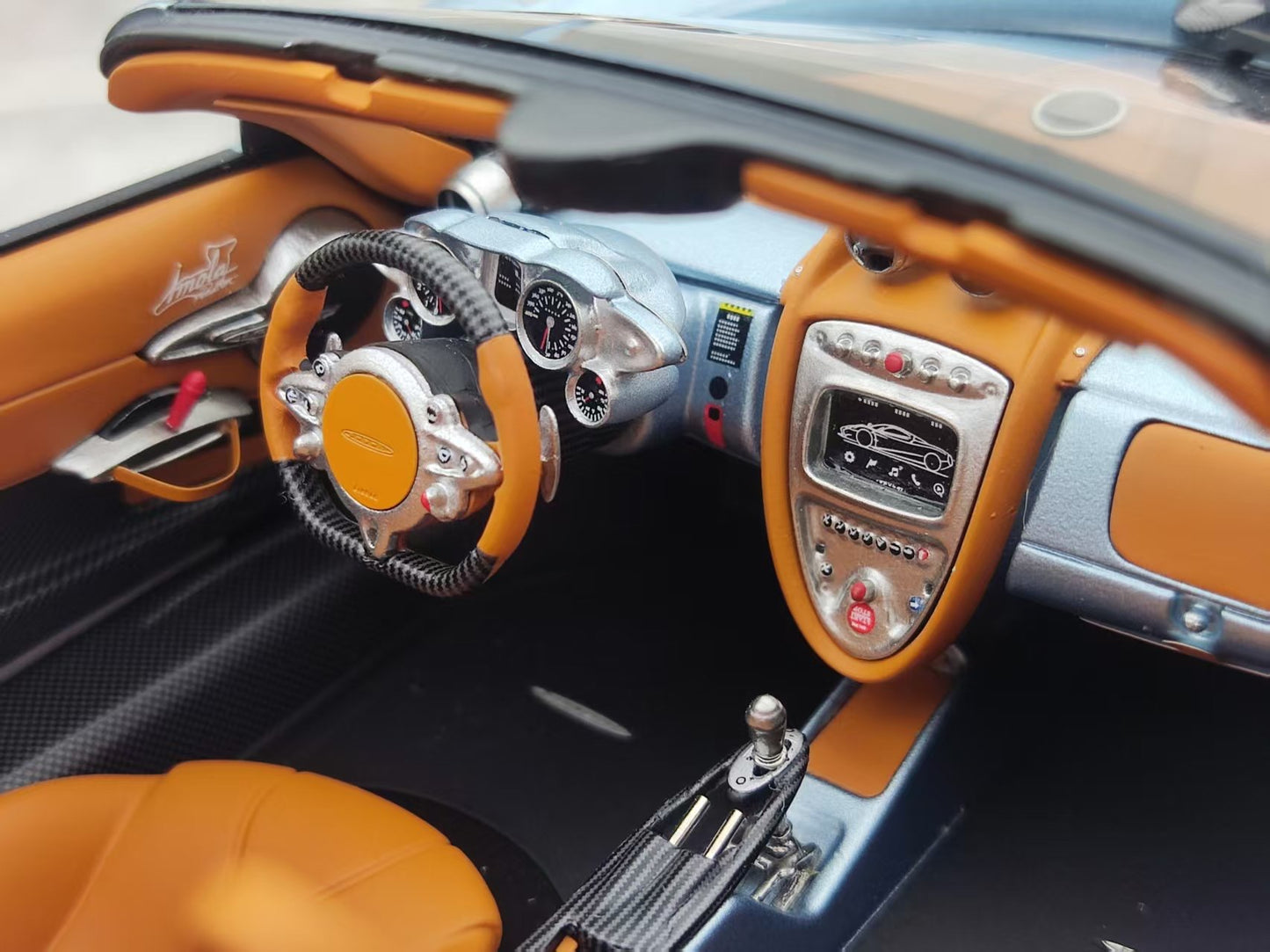 BBR 1/18 Pagani Imola Roadster Light Blue P18250E