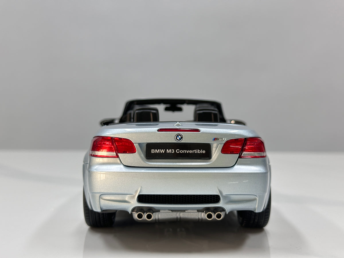 KYOSHO 1/18 BMW M3 Convertible (E93M) Silver 08738SS