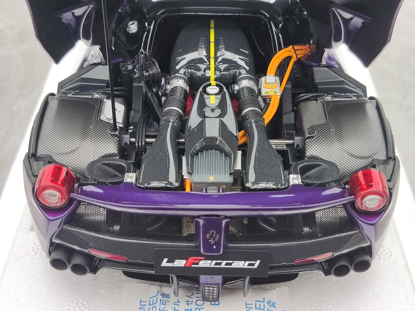 BBR 1/18 Ferrari LaFerrari Alloy Fully Open, Purple BB8182237