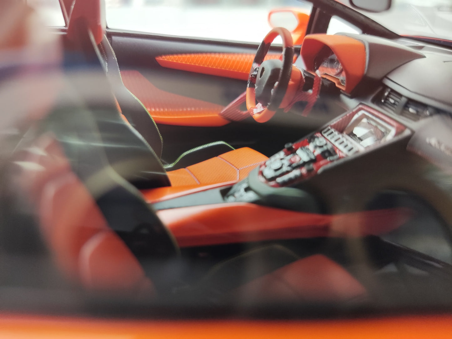 VMB 1/18 Lamborghini LP700-4 Orange Resin Car Model JS-VMB005