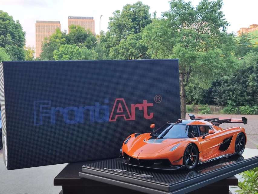 FRONTIART 1/12 Koenigsegg Jesko Orange FA051