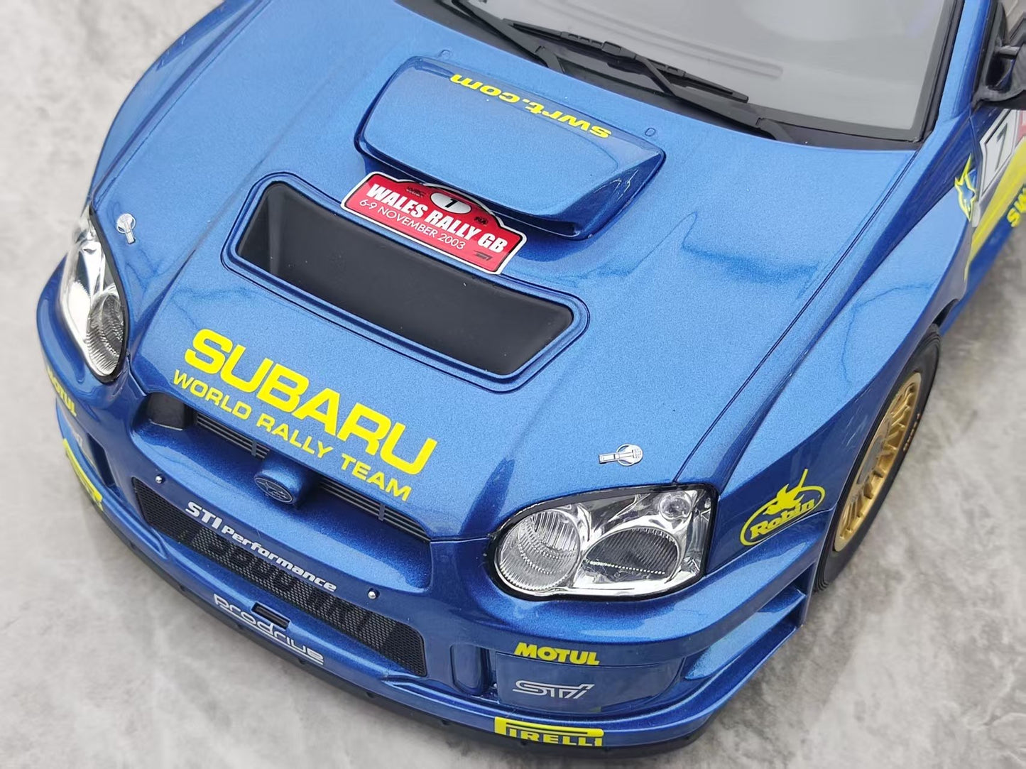 OTTO 1/12 Subaru Impreza (S9) WRC Blue G092