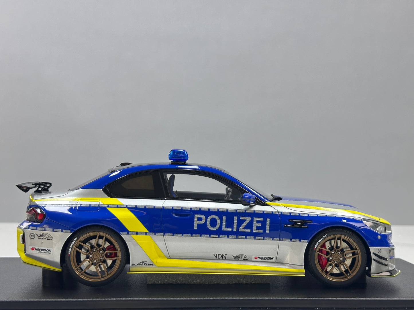 GT Spirit 1/18 BMW AC Schnitzer ACS2 Sport POLIZEI 2024 Blue Silver Livery GT573