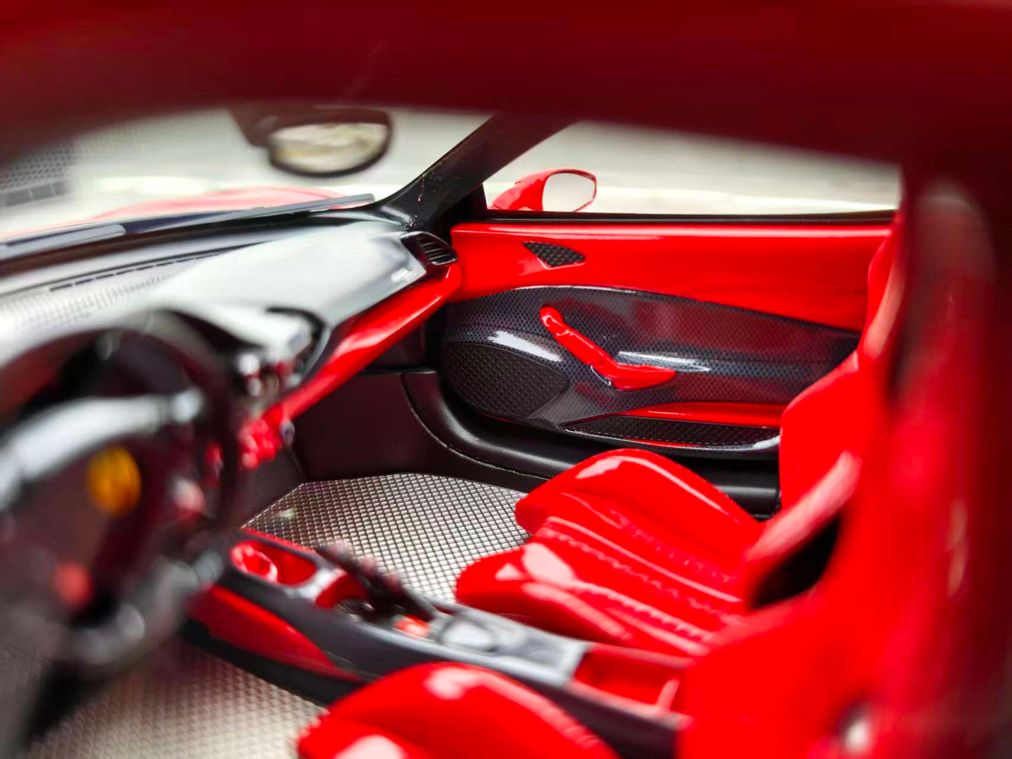 GH MODEL 1/18 Ferrari Novitec 488pista Metallic Red GH006