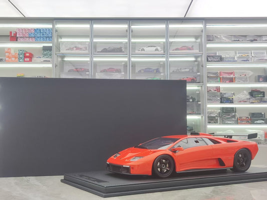 GL 1/12 Lamborghini Diablo GTR Orange Model Car JS-GL001