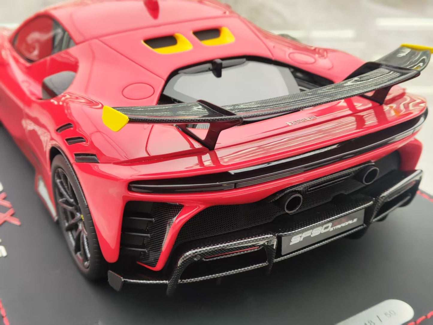 BBR 1/18 Ferrari SF90XX Standard Red Limited Edition Car Model P18237RC