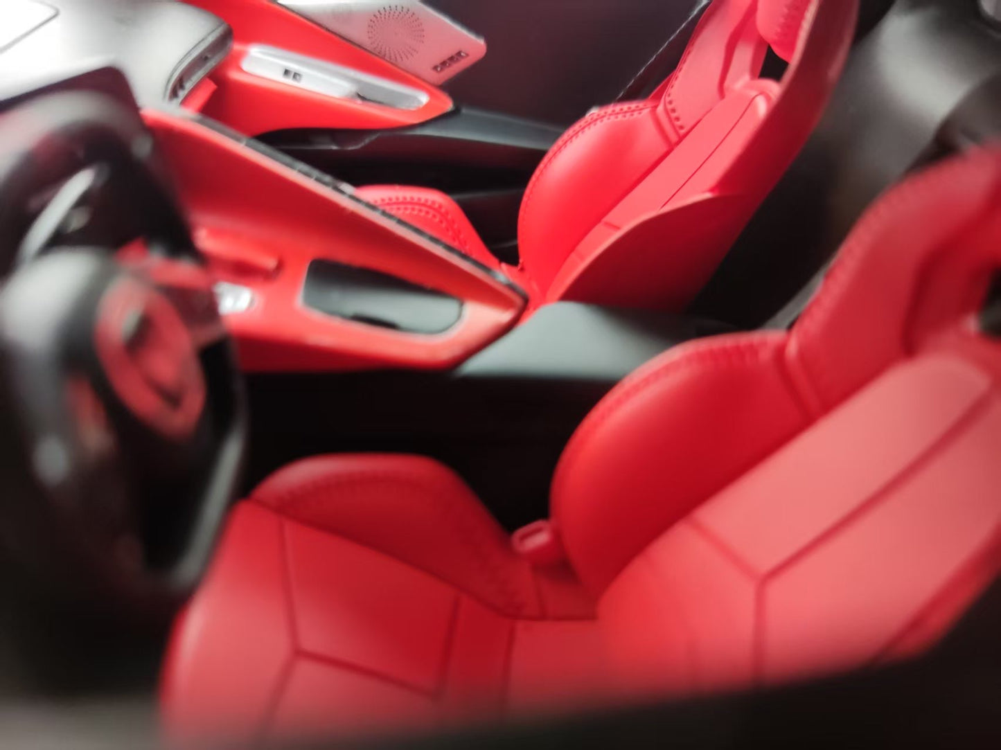 BBA MODEL 1/18 Corvette C8 LB Widebody Modified, Standard Red BBA035