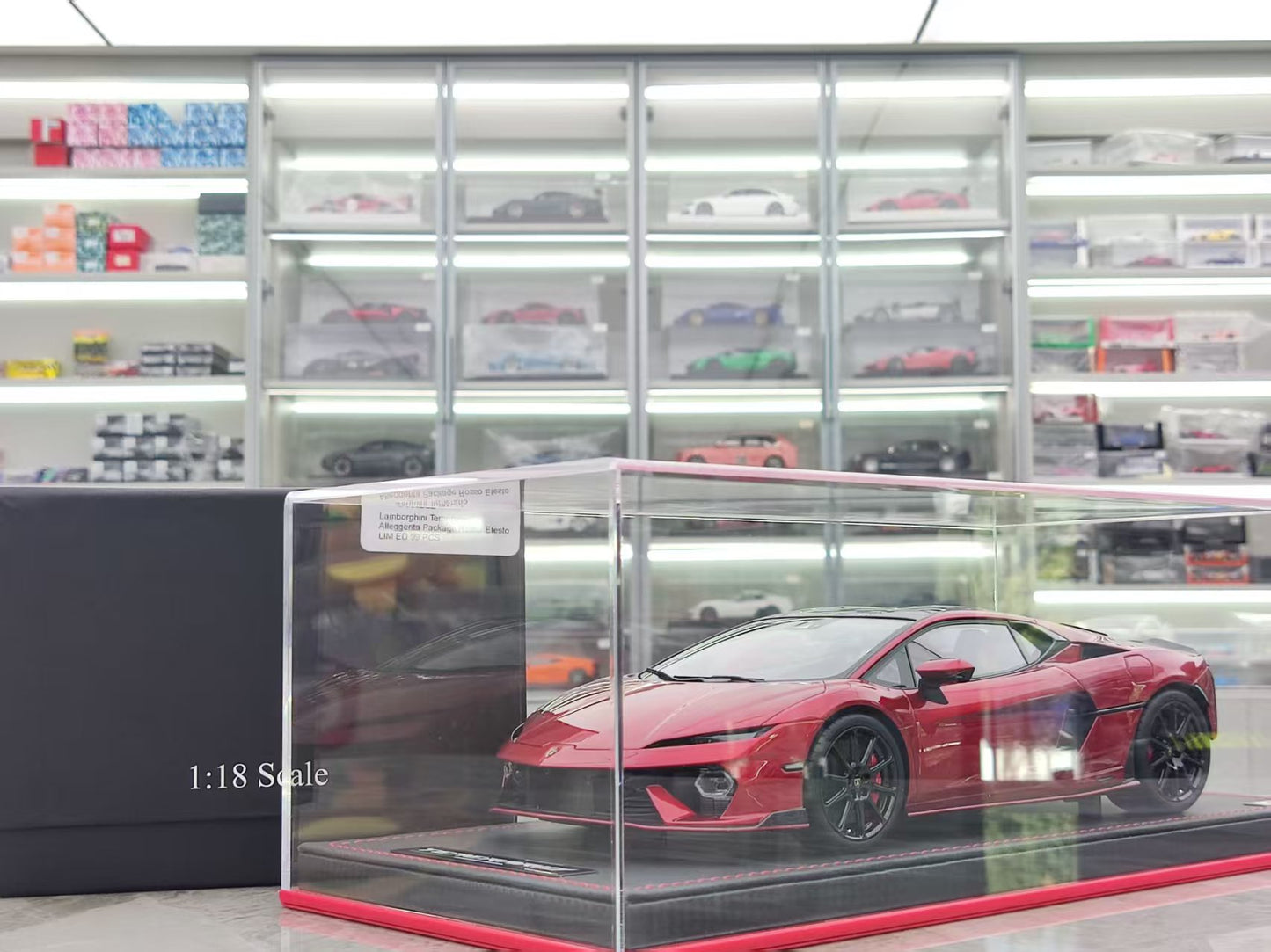 MR 1/18 Lamborghini Temerario AP Kit Metallic Red LAMBO062SE