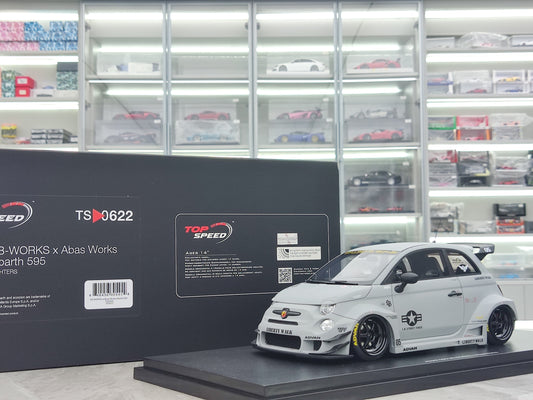Topspeed 1/18 Abas 595 LB-WORKS x Abas Works Fighters Grey TS0622