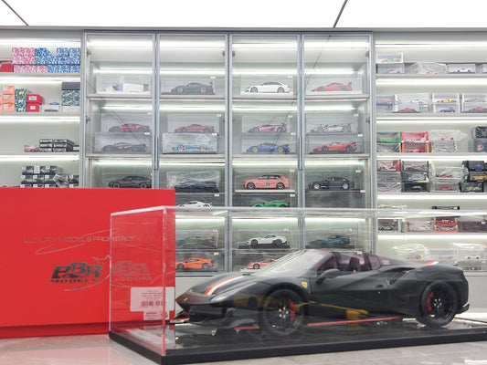 BBR 1/12 Ferrari 488 Pista Spider Leclerc Matte Black BBR1225CL