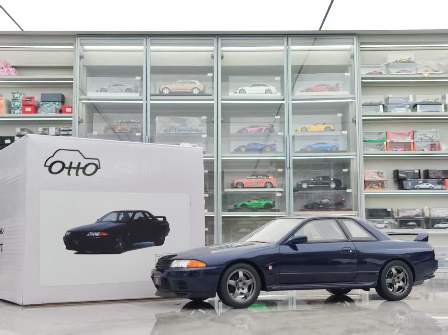 OTTO 1/18 Nissan Skyline GT-R (BNR32) Pearl Blue OT1199