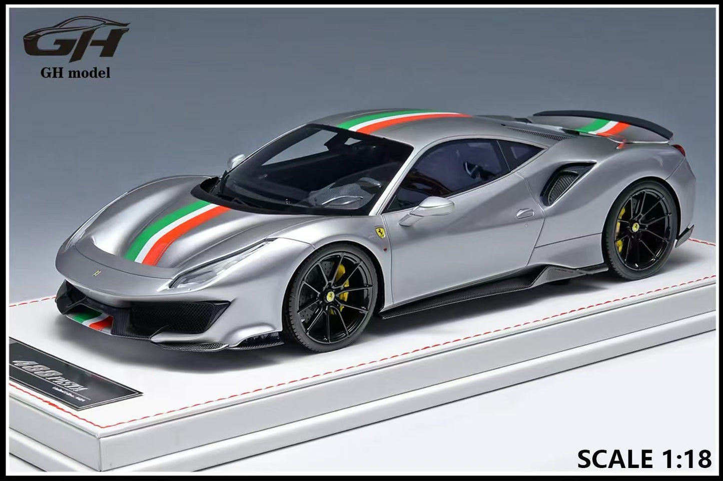 GH Model 1/18 Ferrari Novitec 488 pista Limited Edition Model Figurine