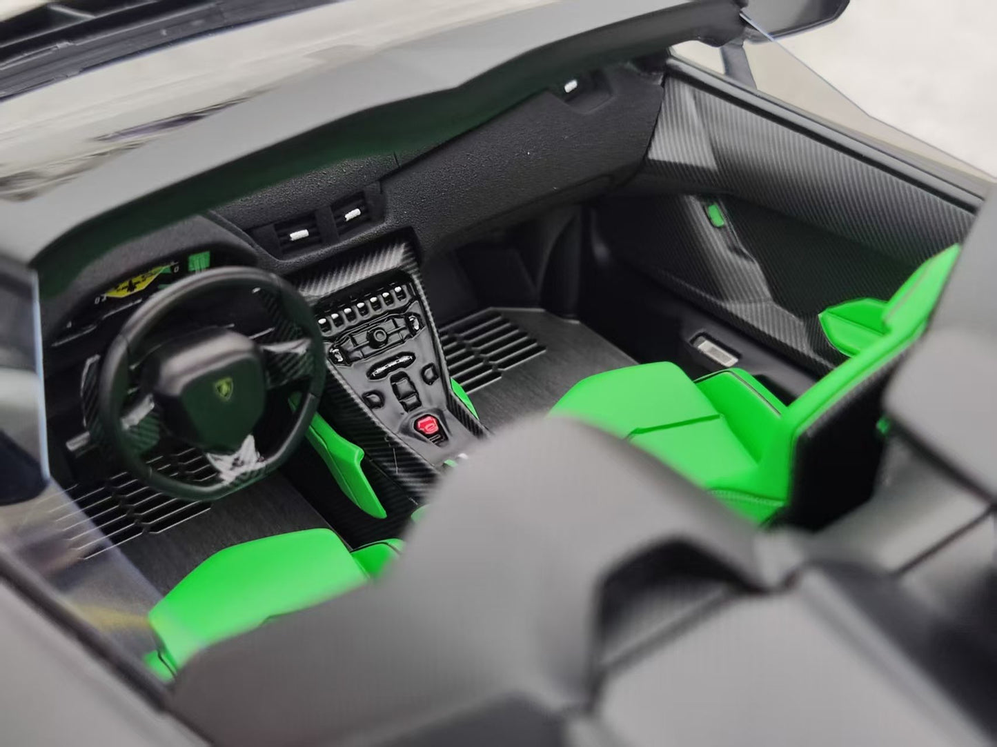 HH Model 1/18 Lamborghini Veneno Roadster Matte Black HH560