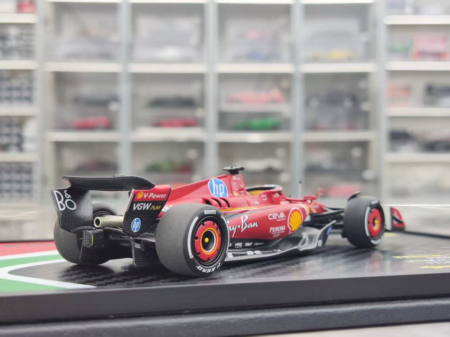 BBR 1/43 Ferrari SF24 Monza GP 2024 Leclerc Winner #16 Red BBRC307ASTCH