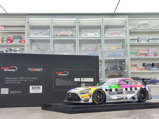 Topspeed 1/18 Mercedes-AMG GT3 EVO #888 Mercedes-AMG Grouppem Color Paint TS0627