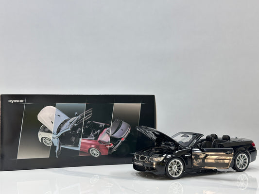 KYOSHO 1/18 BMW M3 Convertible (E93M) Black 08738BK