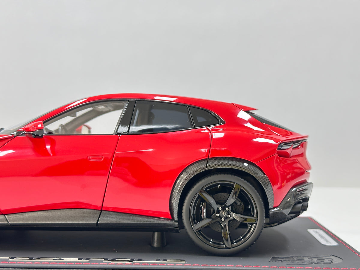 BBR 1/18 Ferrari Purosangue (Panoramic Roof Version) – Die-cast, Fully Opening – Standard Red (HE180053B)