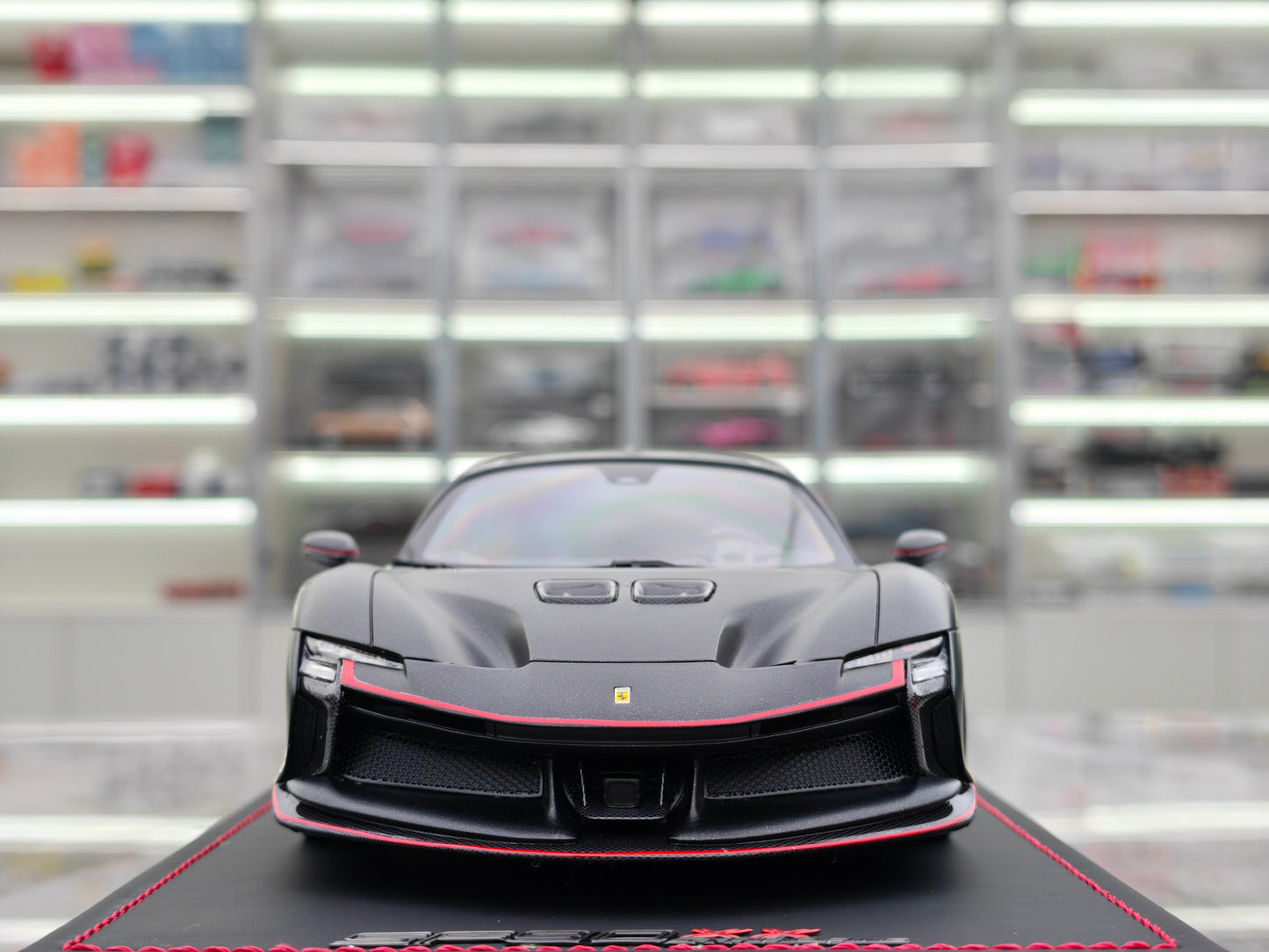 MR 1/18 Ferrari SF90XX Stradale Leclerc Custom Edition Hard FE041SE3