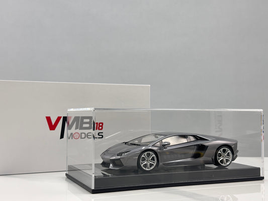 VMB 1/18 Lamborghini Aventador LP700-4 Silver-Grey VMB064