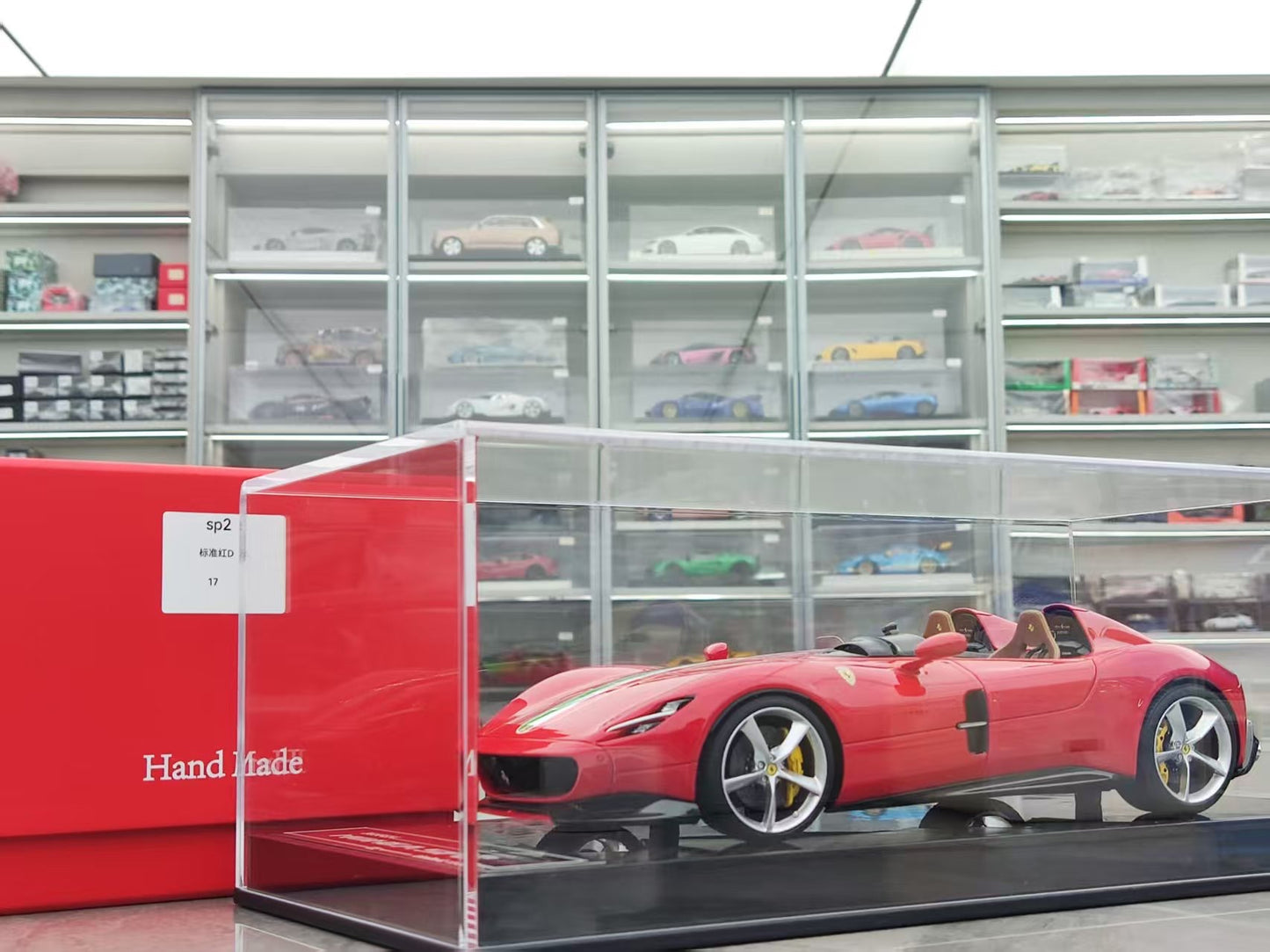 CE 1/18 Ferrari Monza SP2 Standard Red CE009