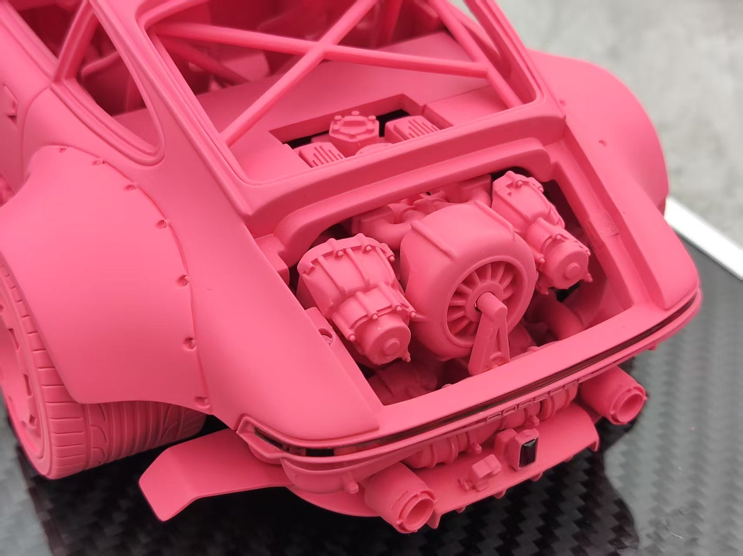 MCM 1/18 Porsche RWB 964 heavily modified pink limited edition car model MCM018
