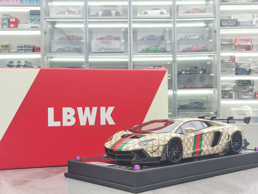 TIMOTHY&PIERRE 1/18 Lamborghini LB 2.0 GUCCI Car Model TP110