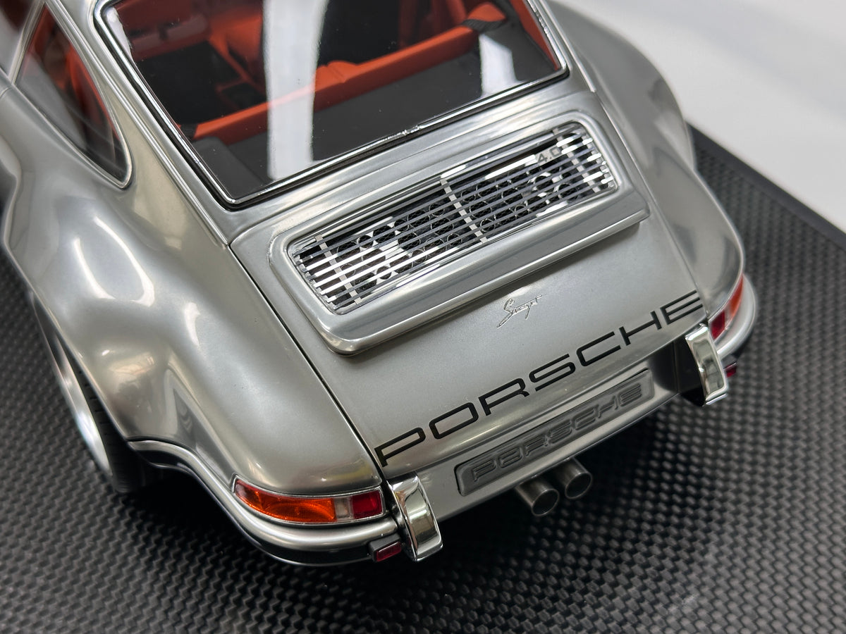 IVY 1/12 Porsche Singer, Matte Chrome with White Wheels IVY249