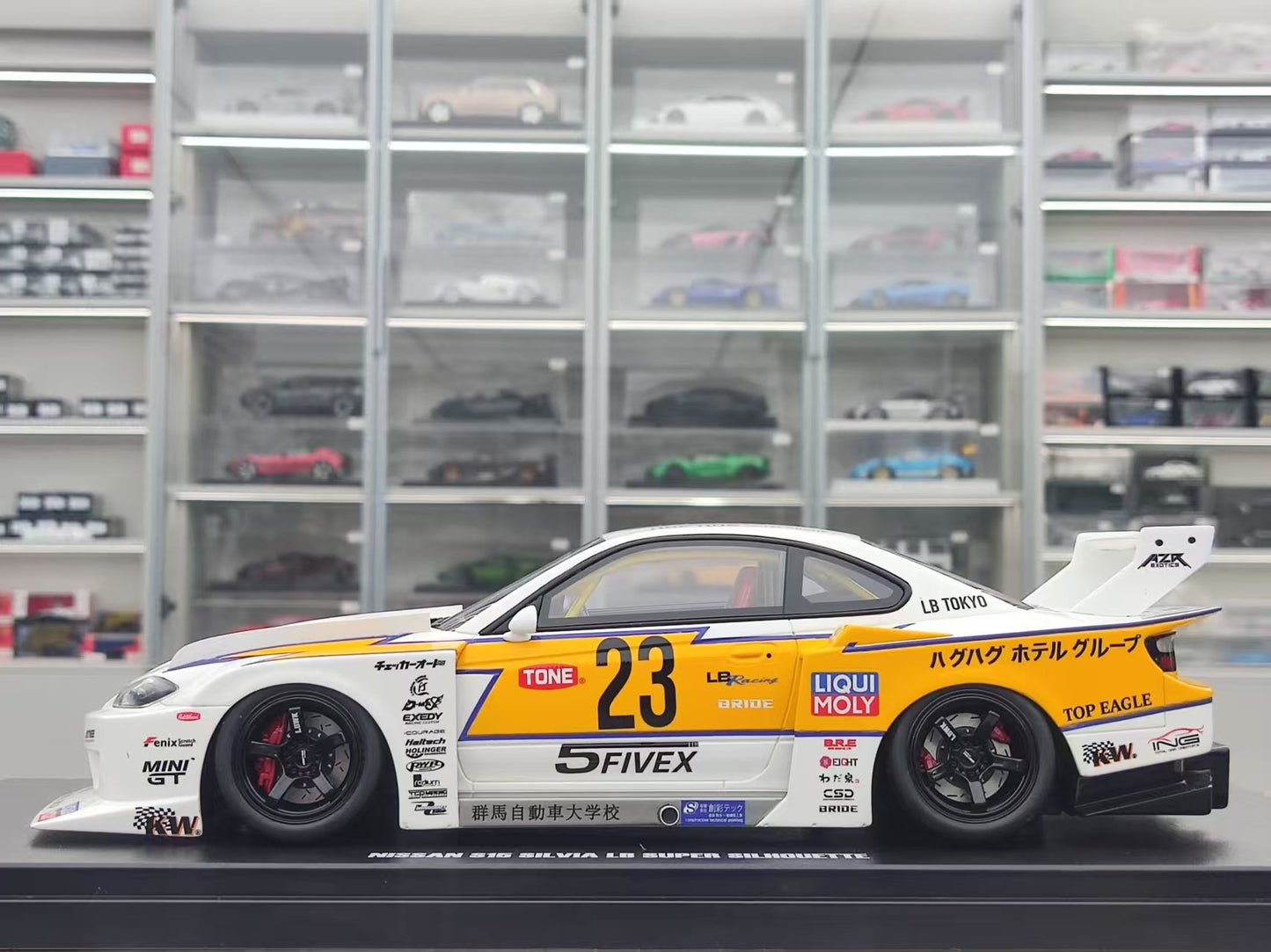 GT Spirit 1/18 Nissan S15 SILVA LB SUPER SILHOUETTE White GT560