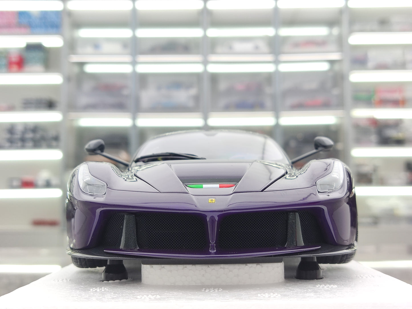 BBR 1/18 Ferrari LaFerrari Alloy Fully Open, Purple BB8182237