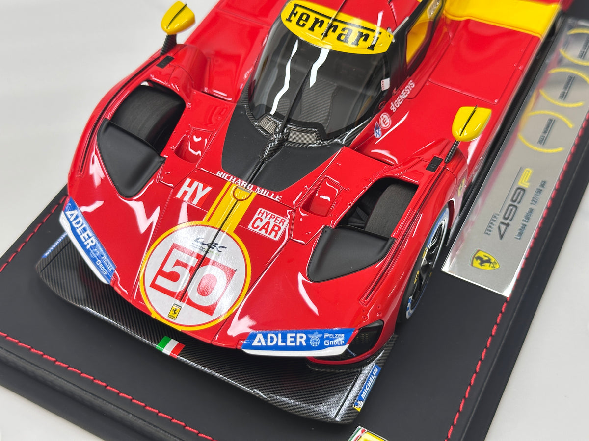 BBR 1/18 Ferrari 499P, Winner of the 24 Hours of Le Mans Red P18226GEN