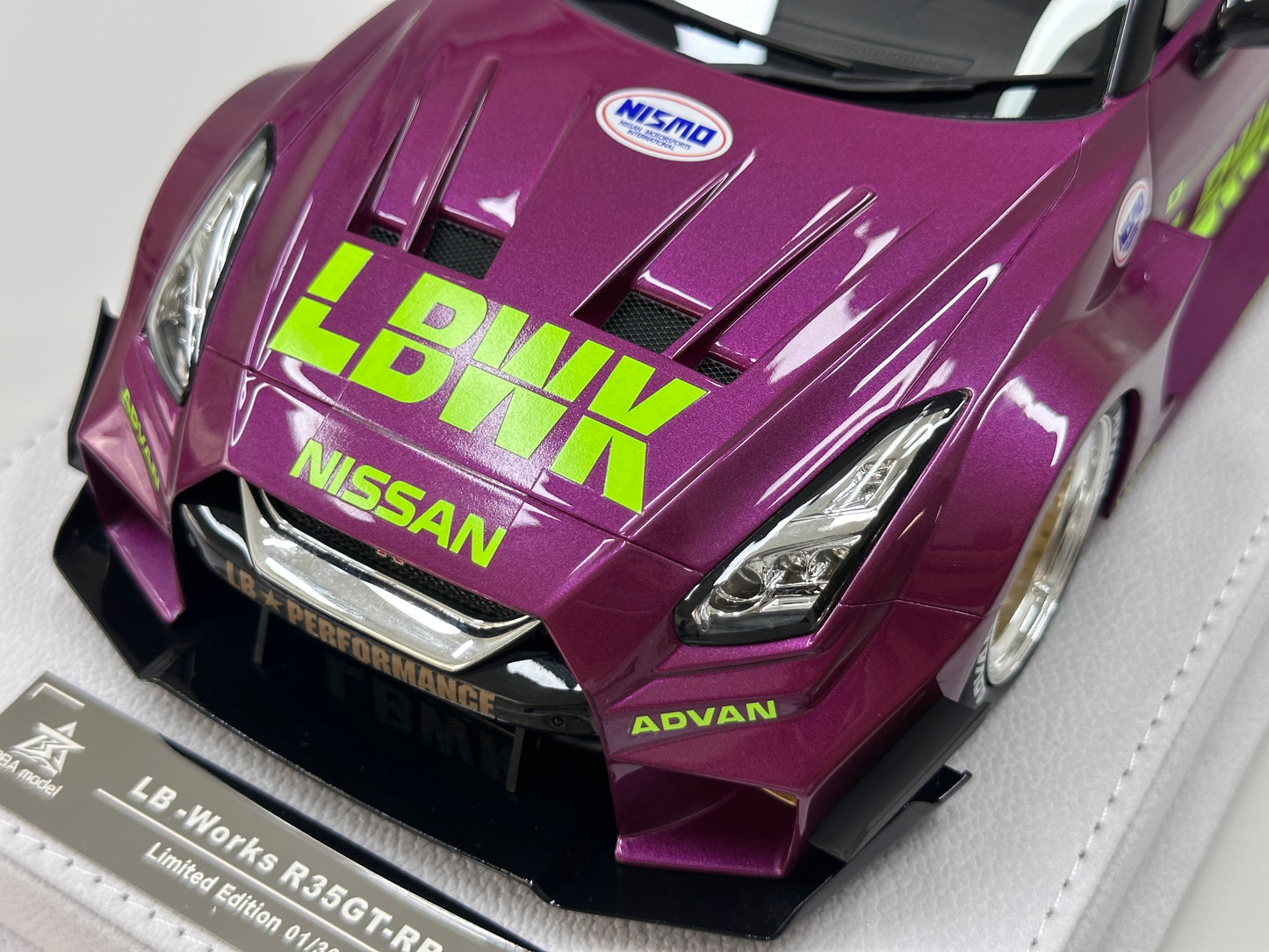 BBA MODEL 1/18 Nissan GTR 35GT-RR Metallic Purple BBA061