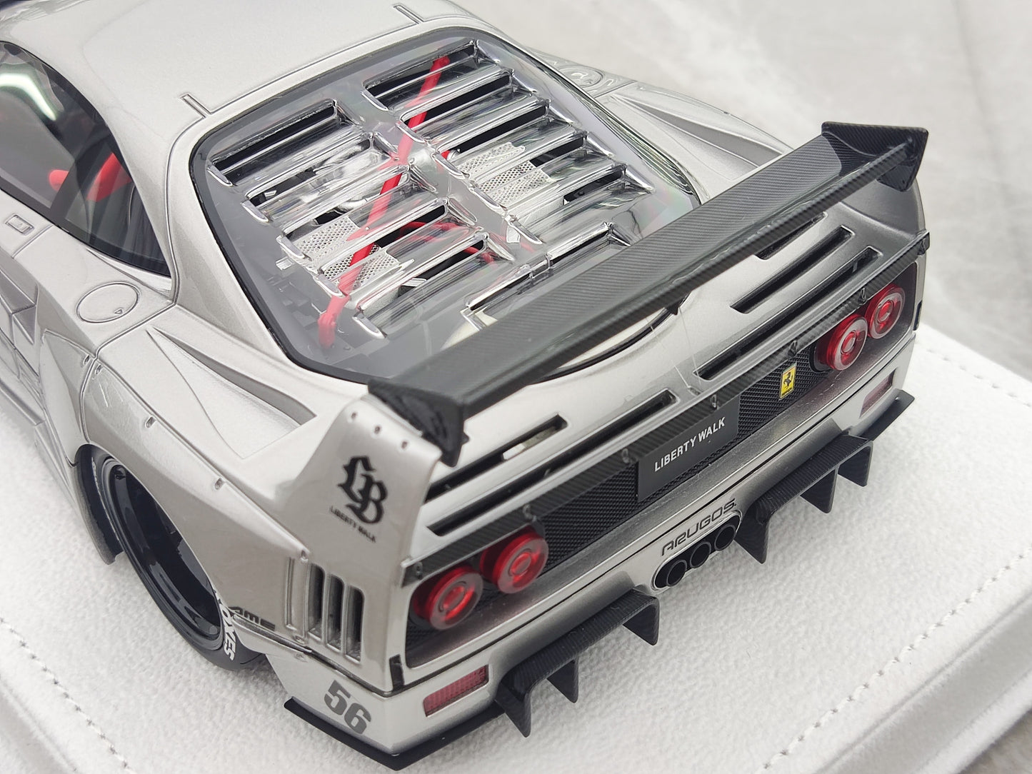 BBA MODEL 1/18 Ferrari F40 Tungsten Steel Silver Limited Edition Car Model BBA014