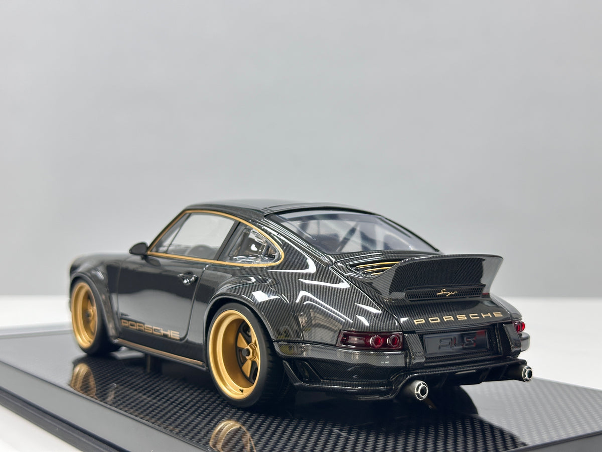 Dino Model 1/18 Porsche Singer DLS Black Carbon DC004