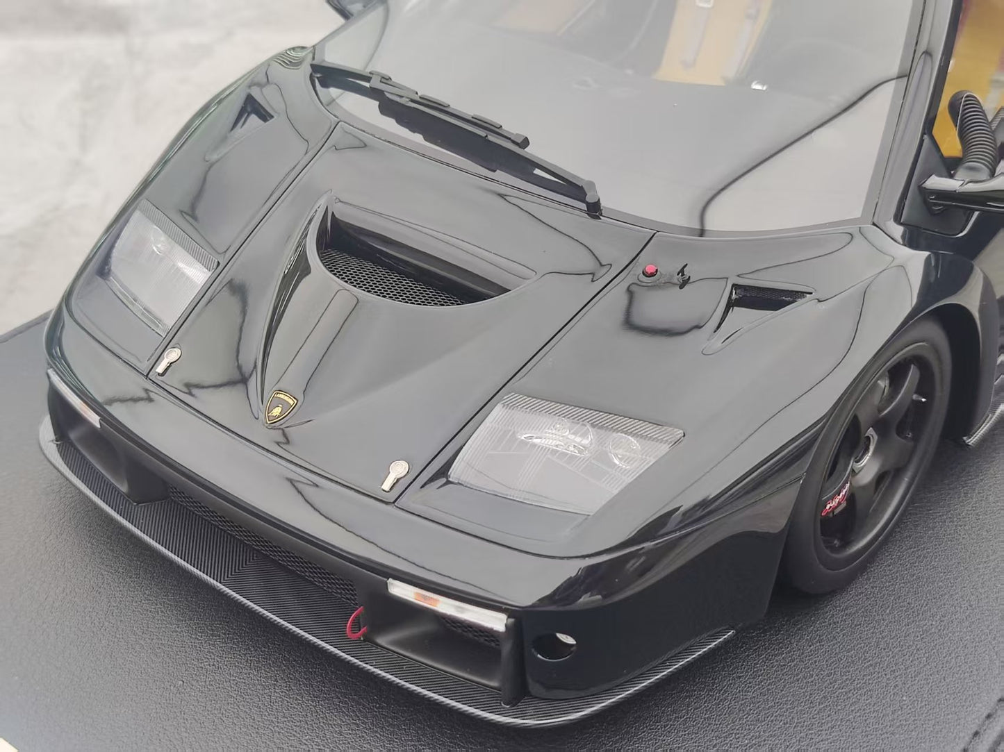 GL 1/12 Lamborghini Diablo GTR Matte Black JS-GL004