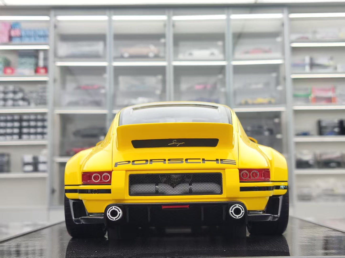 IVY 1/12 Porsche Singer DLS Yellow SM-IVY003