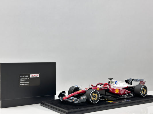 Looksmart 1/18 Ferrari F1 Team 2025 Italian GP #16 Leclerc (Red) LS18F1078