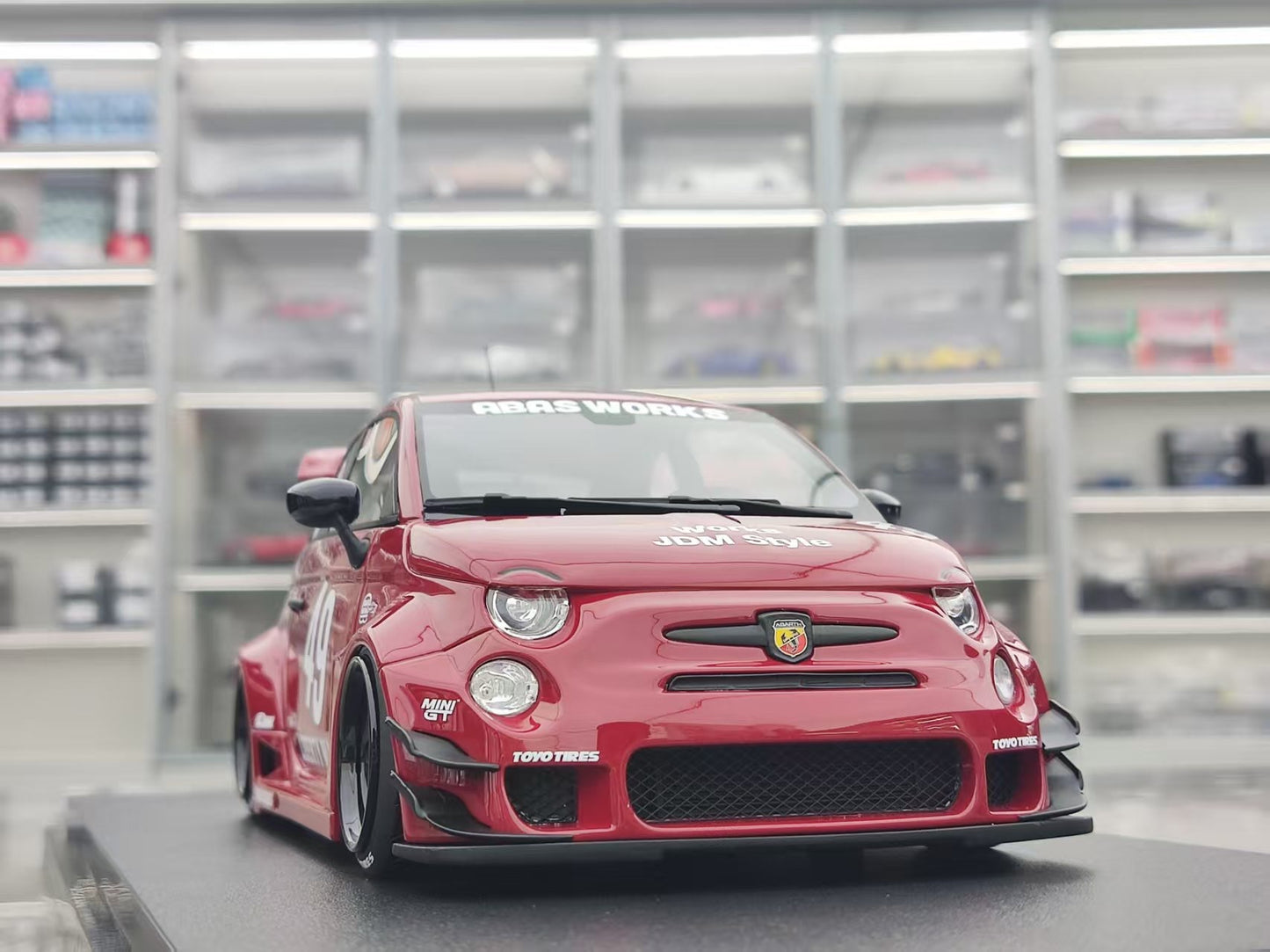 Topspeed 1/18 Abarth LB-WORKS 595, Red (TS0613)