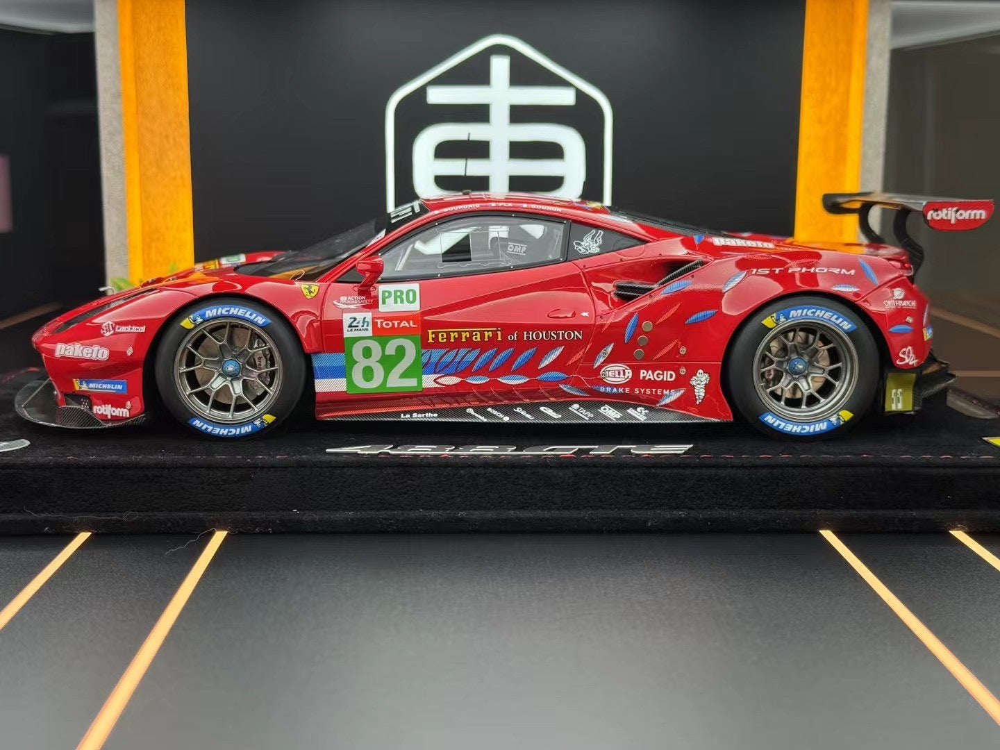 BBR 1/18 Ferrari 488 GTE LM GTE PRO Team Risi Le Mans 2020 - N. 82 158/172 DDJ020