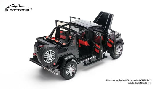 Almost Real 1/18 scale Mercedes-Maybach G 650 Landaulet 2017 Metallic Black
