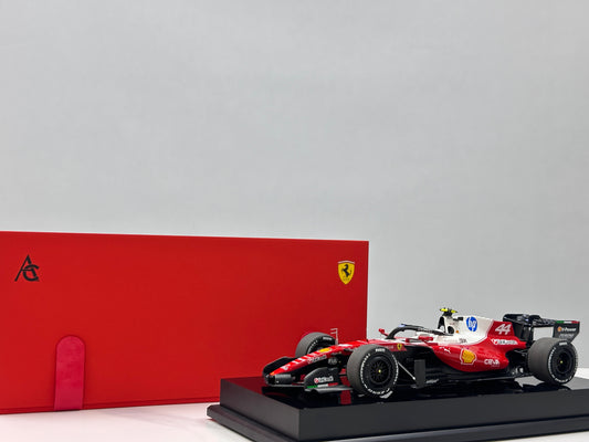 Amalgam 1/18 Ferrari SF-26 – 2026 Chinese Grand Prix – Lewis Hamilton – Red & White Livery (M6387-SC2)