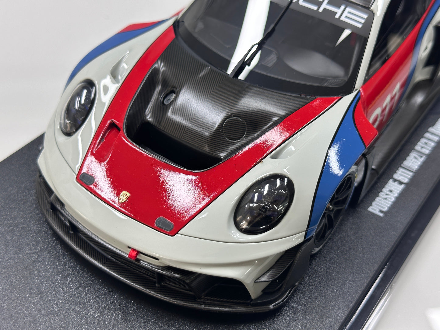GT Spirit 1/18 Porsche 911 (992) GT3 R Rennsport White/Red Livery GT495