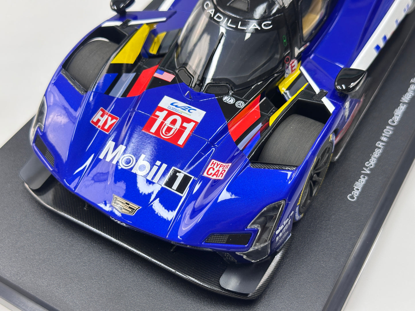 Topspeed 1/18 Cadillac V-Series.R #101 Cadillac Wayne Taylor Racing – Blue Livery (TS0643)