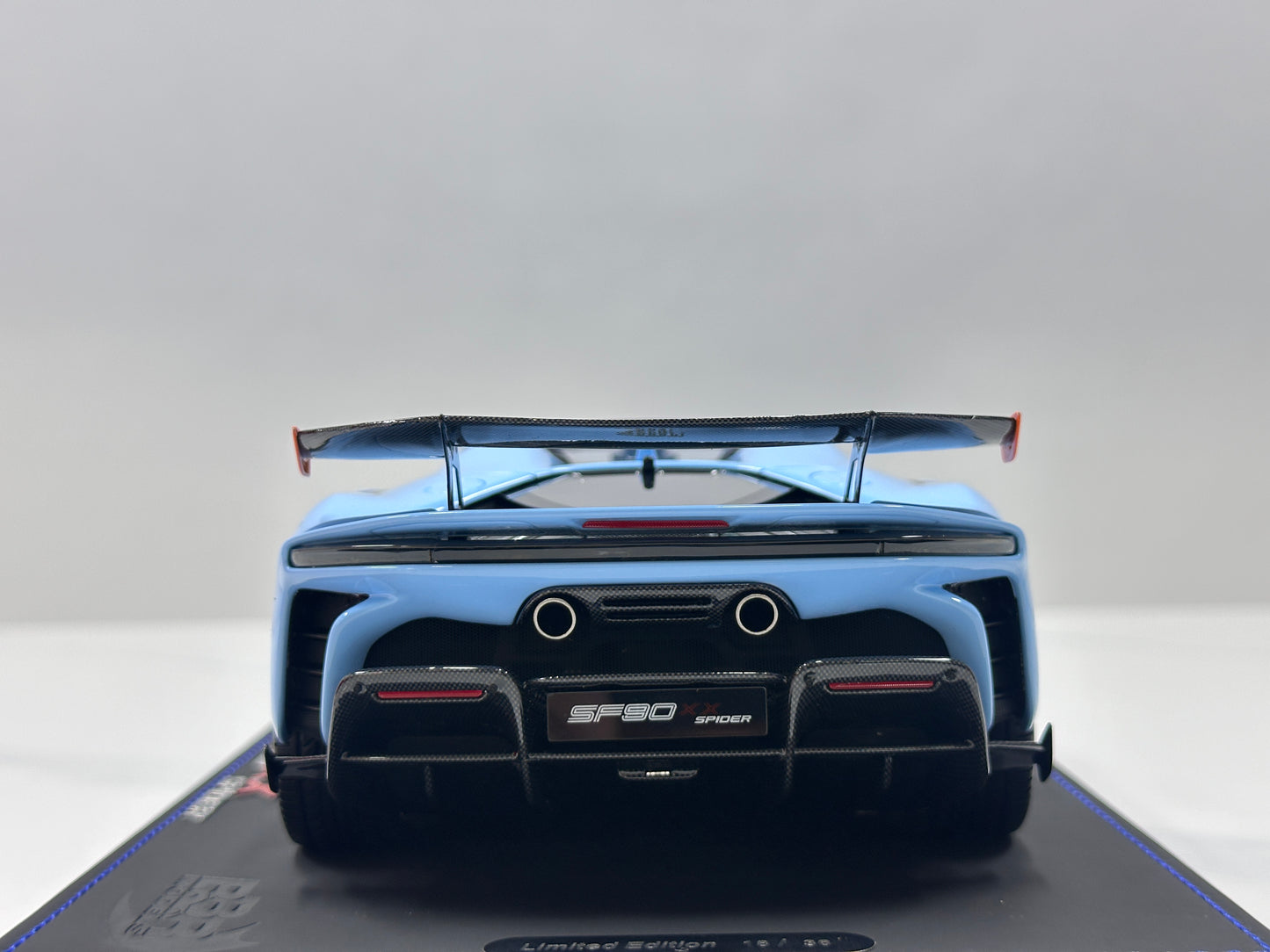 BBR 1/18 Ferrari SF90 XX Spider Plata Blue P18238N