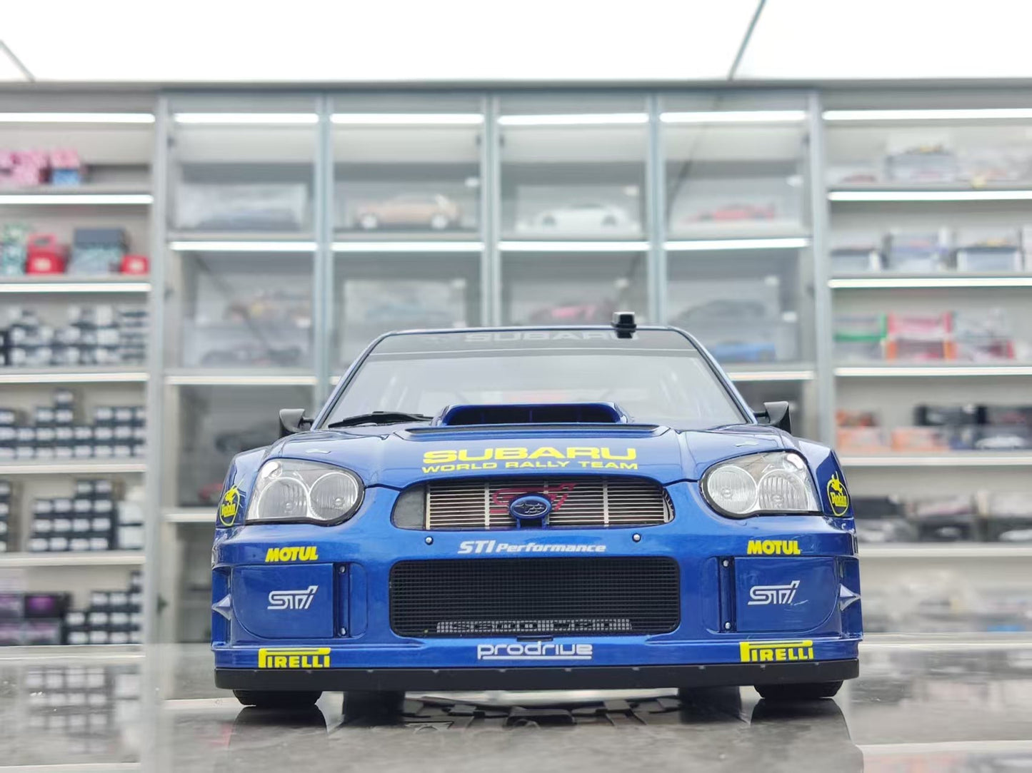 OTTO 1/12 Subaru Impreza (S9) WRC Blue G092