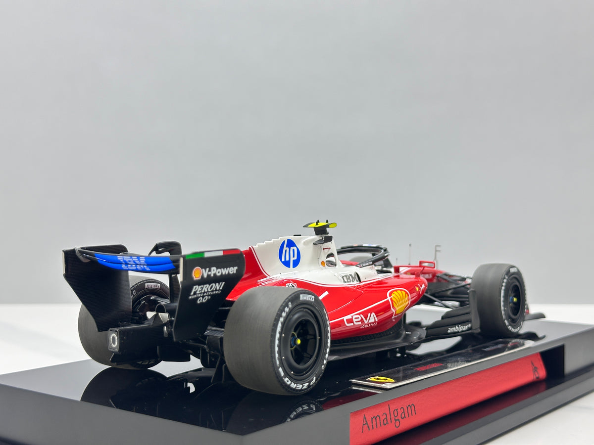 Amalgam 1/18 Ferrari SF-26 – 2026 Chinese Grand Prix – Lewis Hamilton – Red & White Livery (M6387-SC2)