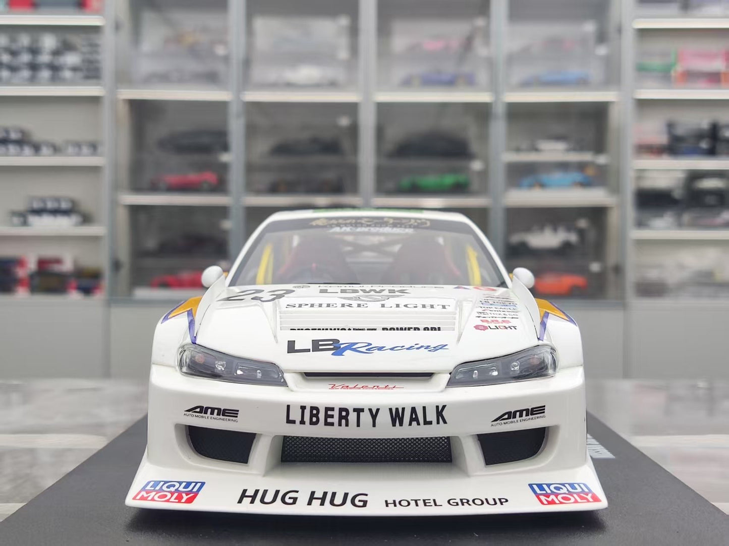 GT Spirit 1/18 Nissan S15 SILVA LB SUPER SILHOUETTE White GT560