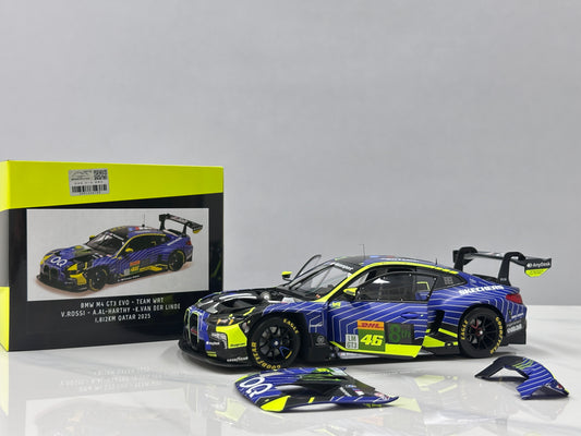 MINICHAMPS 1/18 BMW M4 GT3 EVO – TEAM WRT - 1812KM QATAR 2025 Blue Livery 110252146
