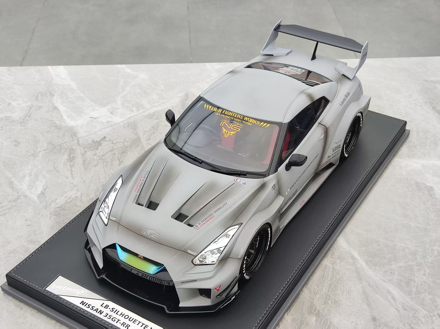 IVY 1/12 Nissan LB-Silhouette Works GT 35GT-RR Battle Grey IVY234
